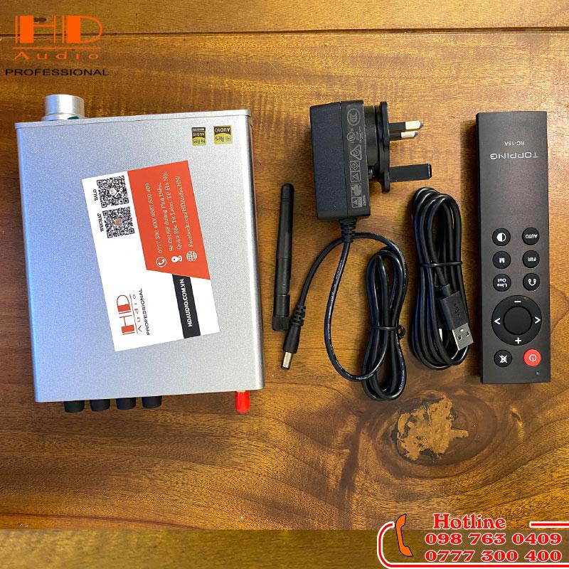 Thiết Bị Giải Mã Âm Thanh DAC Topping DX3 Pro+ /Chip DAC ESS ES9038Q2M và Bluetooth 5.0