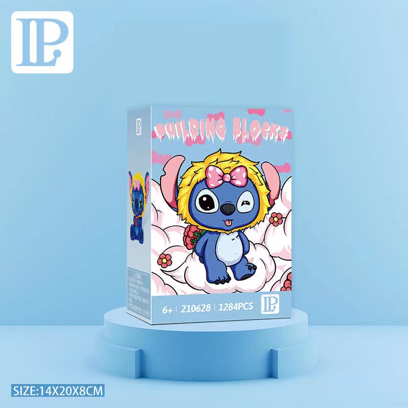Đồ Chơi Lắp Ráp Mô Hình Stitch Dễ Thương Cho Trẻ Em
