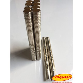 Nam châm viên vĩnh cửu D 8x2mm