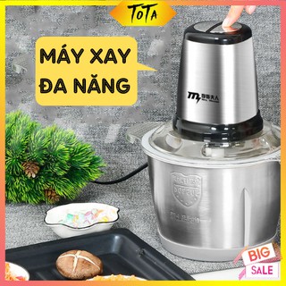 Máy Xay Thịt, Máy Xay Đa Năng Xay Rau Củ, Xay Hoa Quả Cối Inox 304 Hàng Nội Địa Trung Cao Cấp ToTa_Shop