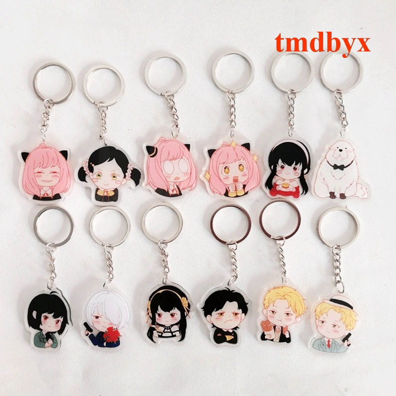 Móc Khóa Hình Nhân Vật SPY×FAMILY Loid Forger Anya Forger Yor Forger