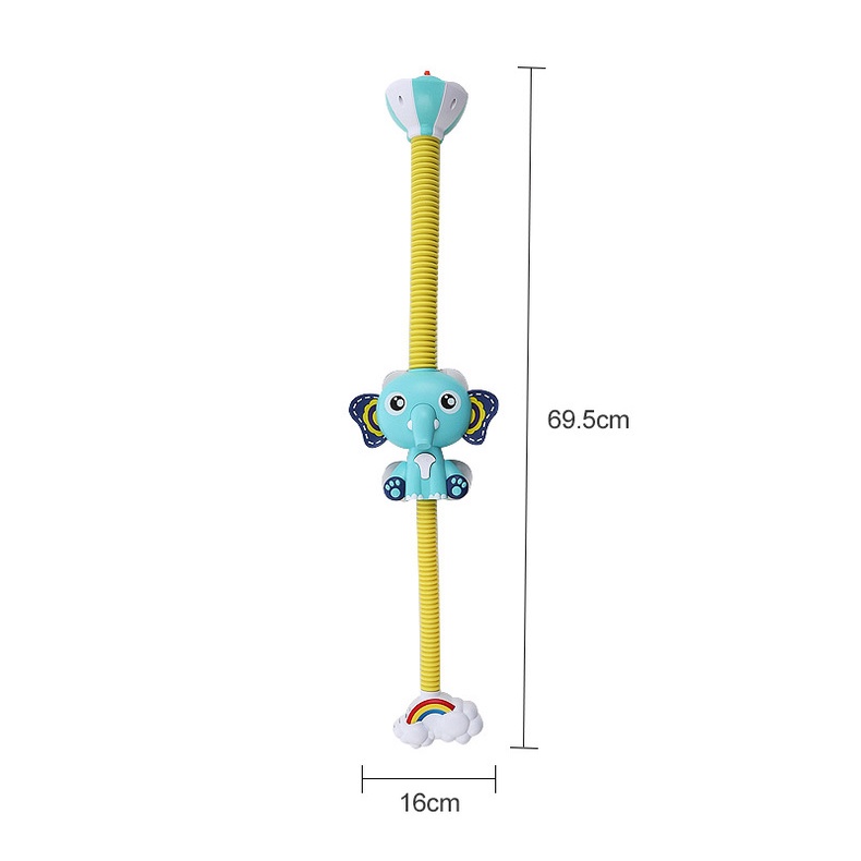 1 Đồ Chơi Phun Nước Hình Chú Voi Dễ Thương Có Giác Hút Và Điều Chỉnh Được Cho Bé Khi Tắm