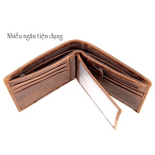 Ví da bò cao cấp da thật 100% - Ví Nam da bò
