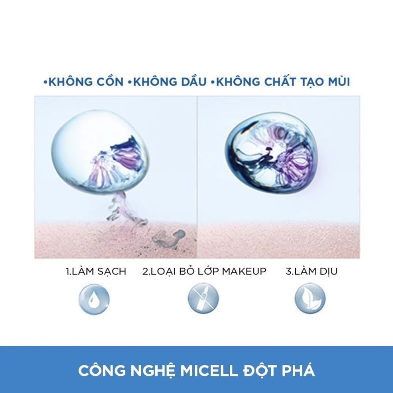 Nước tẩy trang L'Oreal Dưỡng Ẩm 3-in-1 Micellar Water Dành Cho Mọi Loại Da