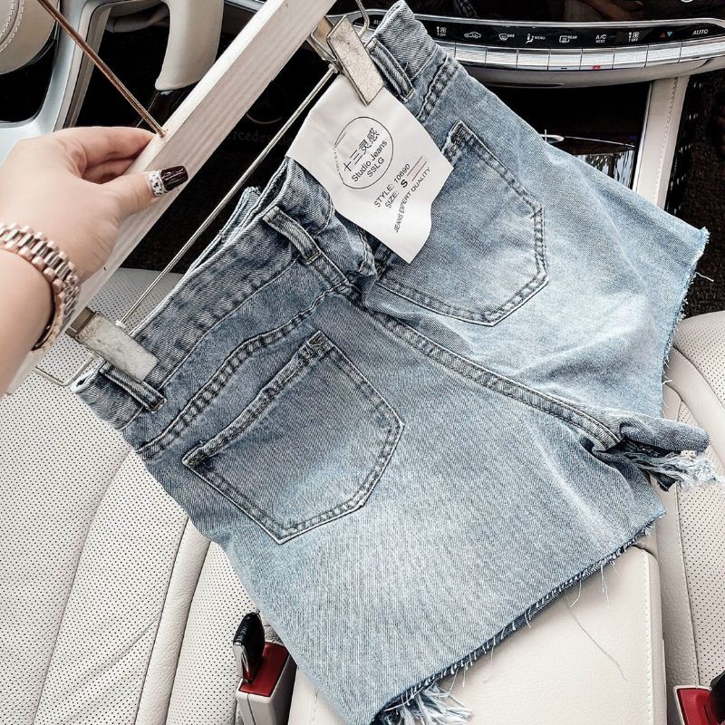 QUẦN SHORT JEANS GIẢ VÁY [KÈM ẢNH THẬT]