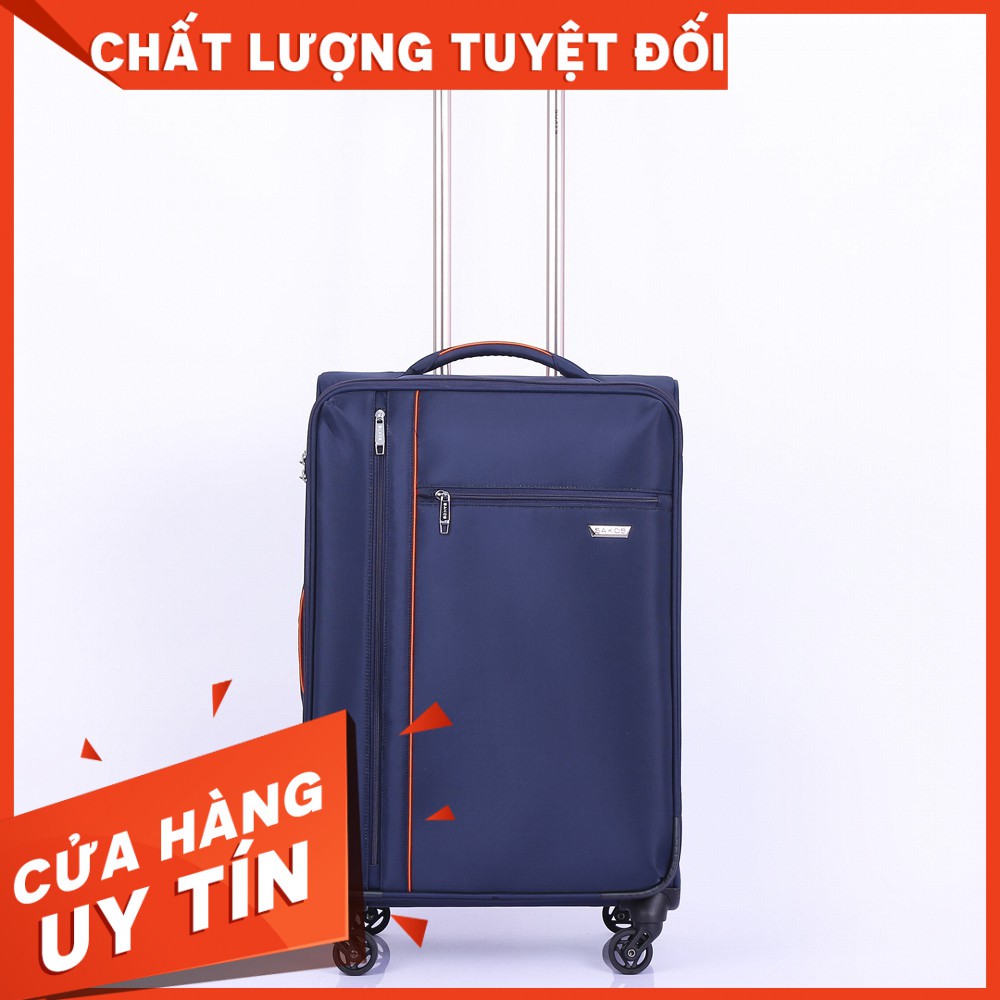 "Sale Sốc"Vali vải du lịch SAKOS NEO PILOTTE 6 (Xanh navy) vali siêu nhẹ
