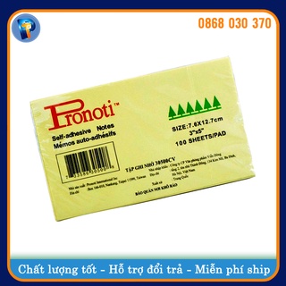 Giấy Note Pronoti 3x5 Vàng