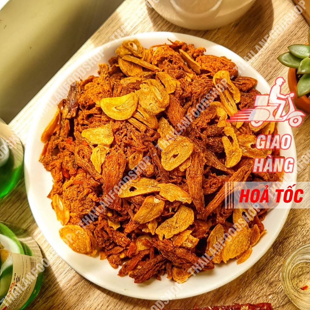 Khô Heo Cháy Tỏi Hộp 500gr