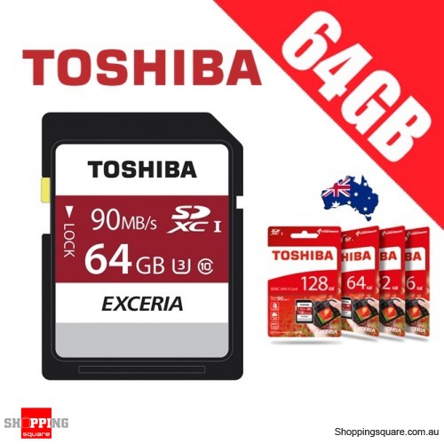 Thẻ nhớ 64GB SDHC Toshiba Exceria N302 90MB/s UHS-I U3 Class 10 4K - Chính hãng