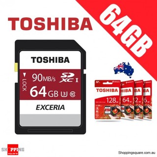 Thẻ nhớ 64GB SDHC Toshiba Exceria N302 90MB/s UHS-I U3 Class 10 4K - Chính hãng - Hưng Long PC