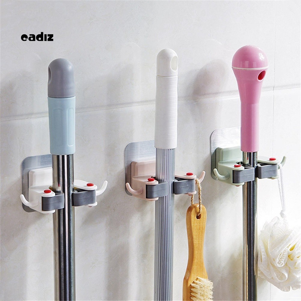 Giá Đỡ Chổi / Cây Lau Nhà Gắn Tường Tiện Dụng Cho Phòng Tắm / Nhà Bếp