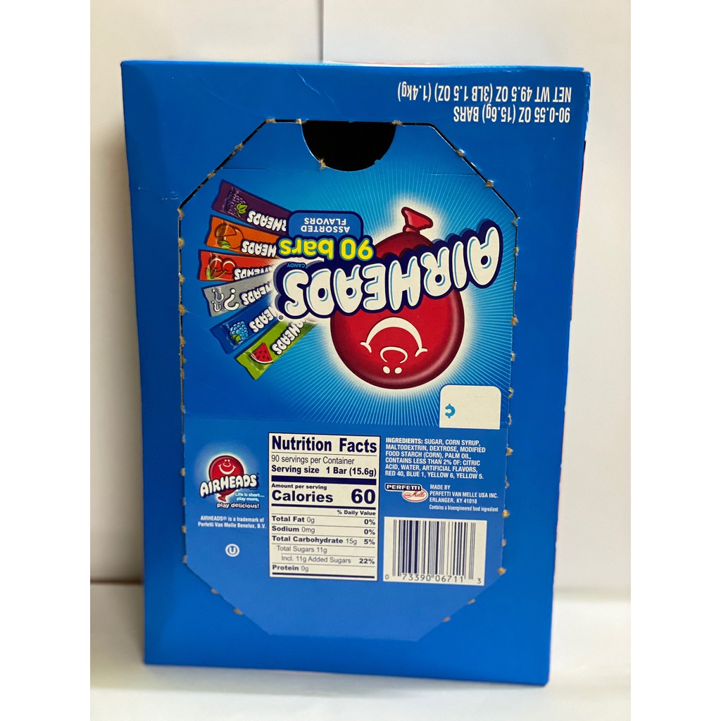 Kẹo dẻo trái cây Air Heads của Mỹ