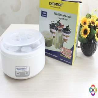 Máy làm sữa chua - máy làm sữa chua Chefman [ 8 cốc thủy tinh ]