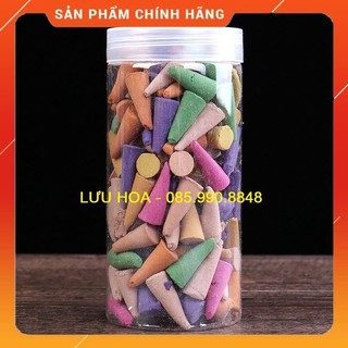Trầm hương [THÁI LAN], trầm hương hình nón hộp 60 nụ - Hương rất thơm, hương thơm tự nhiên từ các loài hoa