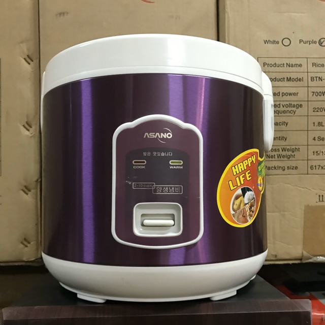 Nồi cơm điện Asano 1L8