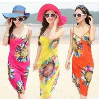 Khăn voan 2 dây đi biển 2.1