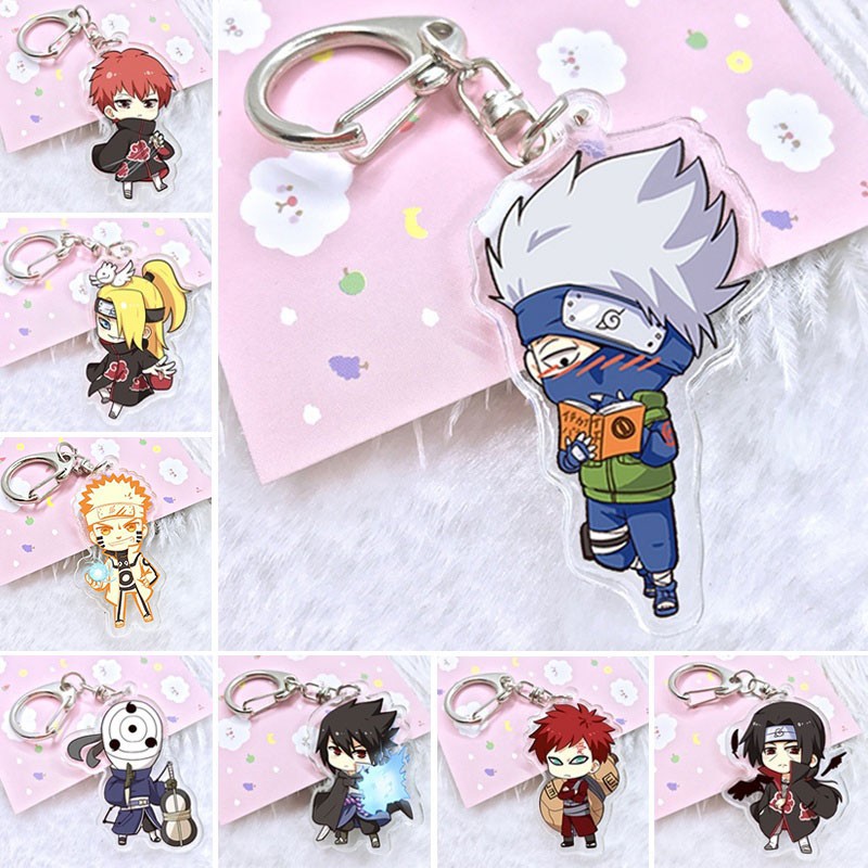 Móc Khóa Acrylic Trong Suốt Hai Mặt Hình Naruto