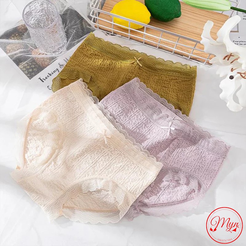 QUẦN LÓT NHĂN QUẢNG CHÂU PHỐI NƠ SIÊU XỊN *NHĂN XỊN*