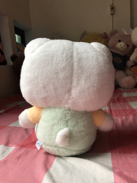 Gấu bông mèo Hello kitty lông xù hàng cao cấp