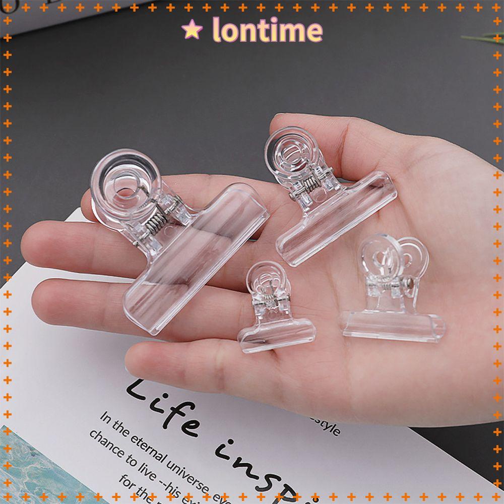 Kẹp Tài Liệu Bằng Acrylic Trong Suốt Đuôi Bồ Câu Dài Tiện Dụng Cho Văn Phòng