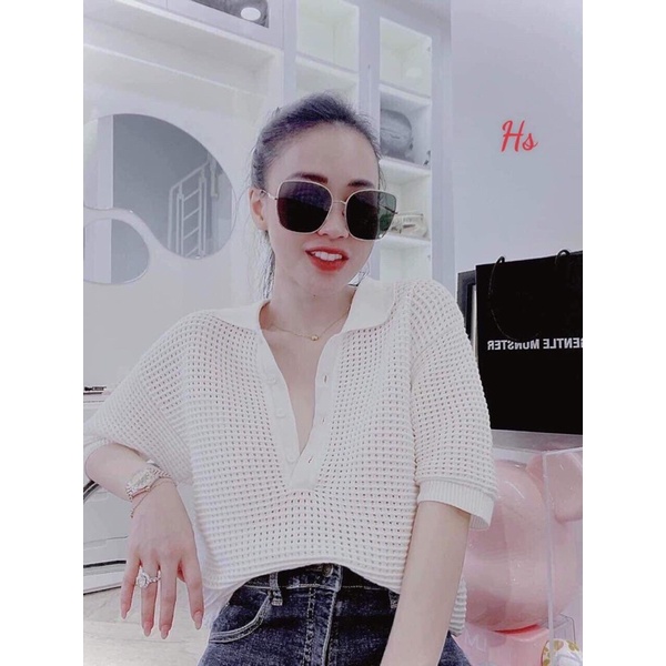 Áo lưới cổ bẻ HS6