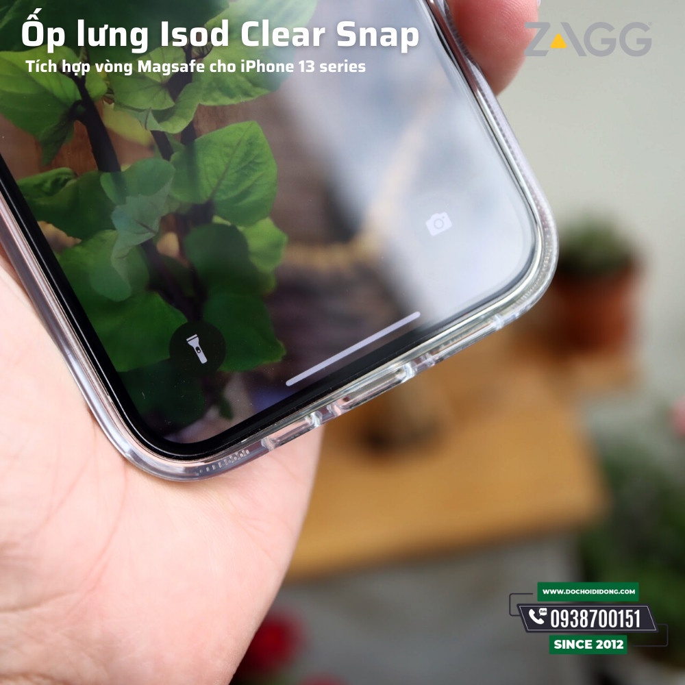 Ốp ZA.GG ISOD Clear Snap Iphone 13 Pro, 13 Pro Max