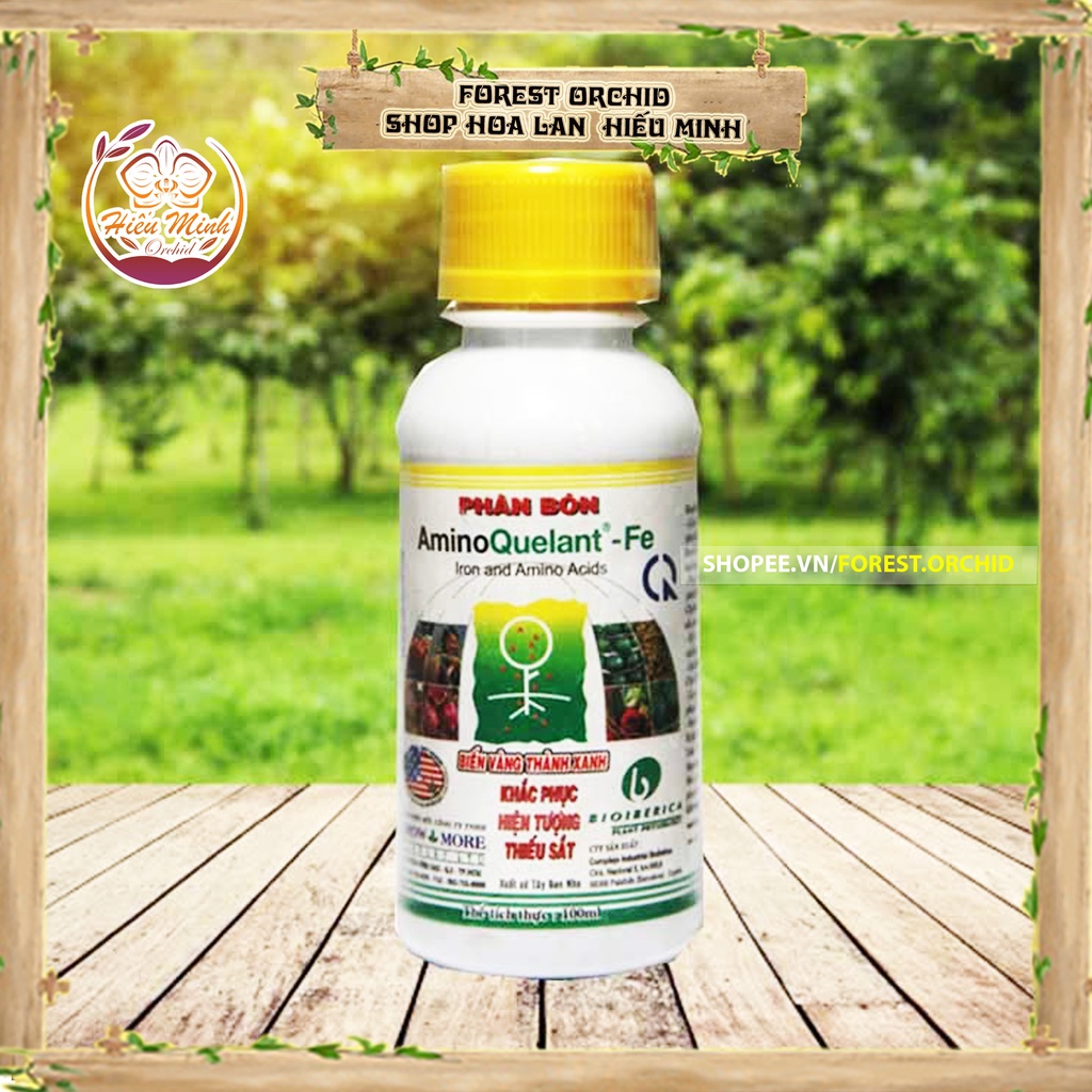 Amino Quelant Fe Phân bón Sắt là thuốc, Hoa Lan loại TỐT, làm cho cây cảnh và hạt giống, Bền, Đẹp, Xanh