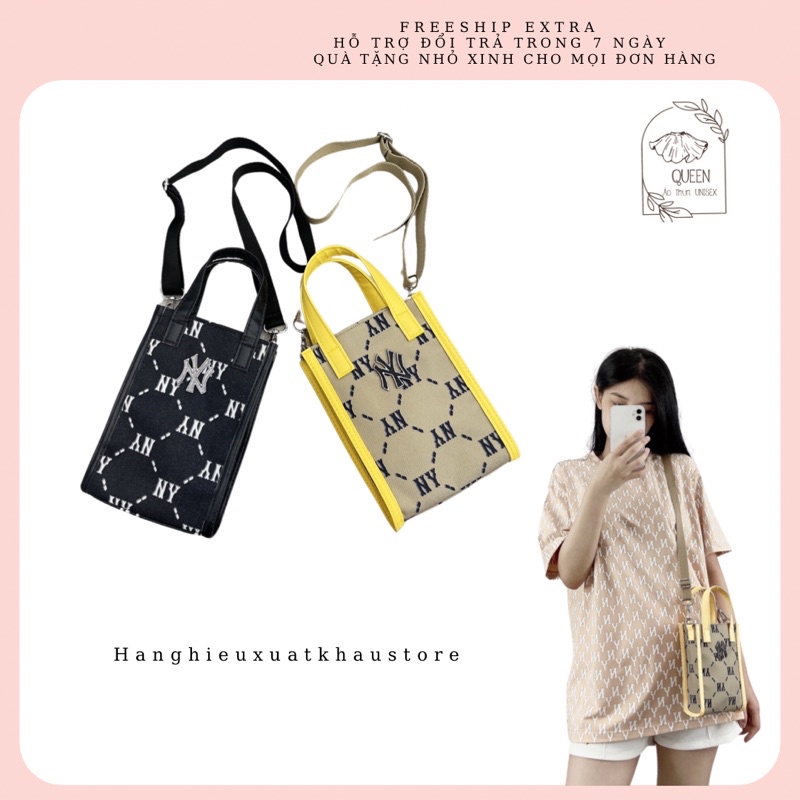 Túi đeo chéo MLB nhỏ MONOGRAM PHONE POUCH BLACK