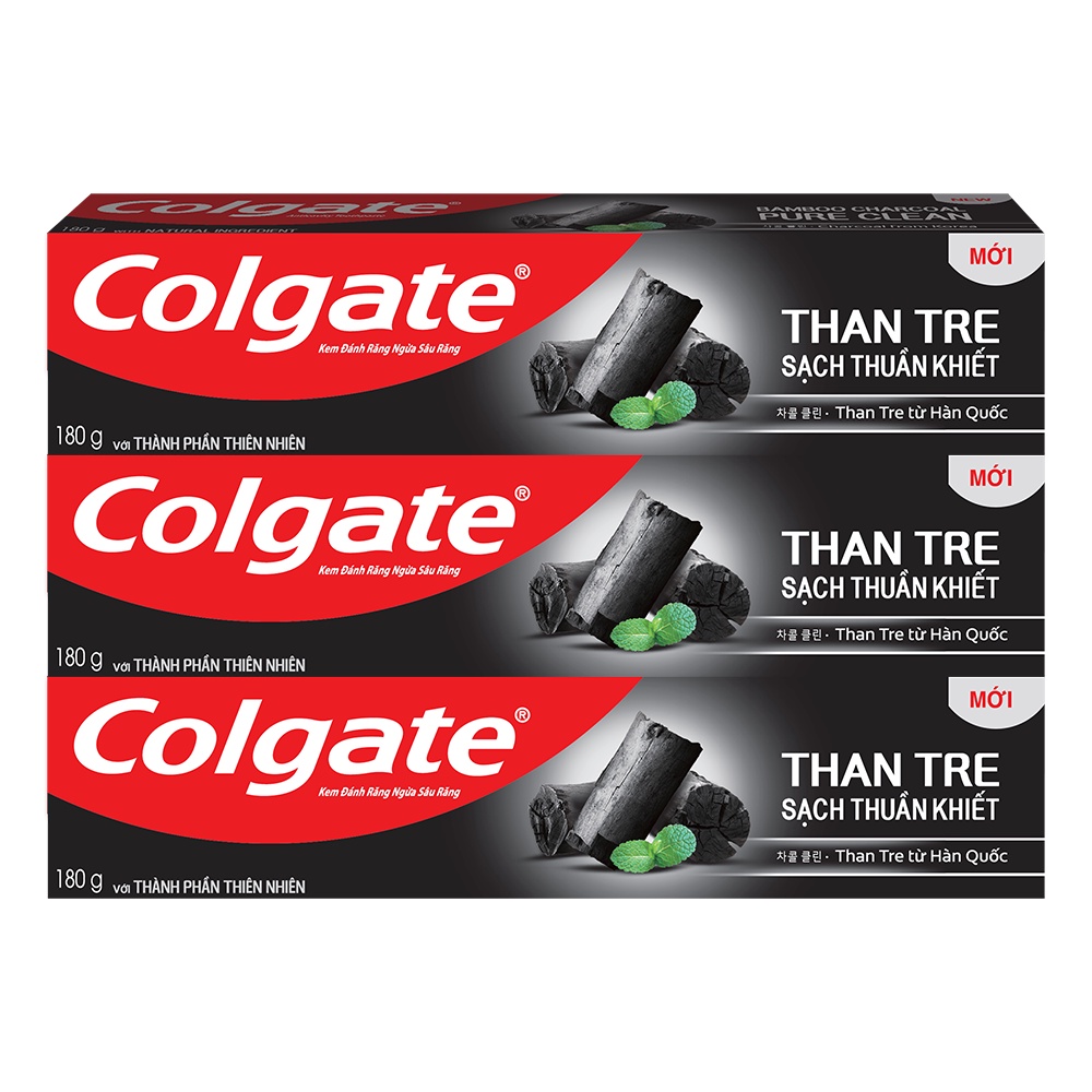 Kem đánh răng Colgate Natural  (đủ 5 hương bestseller) muối Himalaya sáng khoẻ 180g