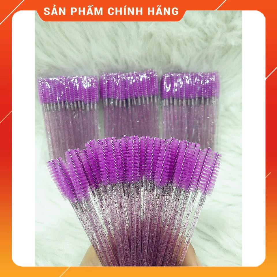 set 5 cây Cọ Chải Mi tím trong suốt đáng yêu