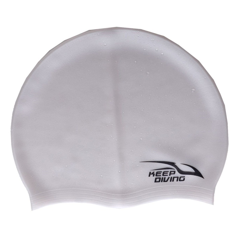 Mũ Bơi Bằng Silicone Co Giãn Chống Thấm Nước Trọng Lượng Nhẹ Tiện Dụng