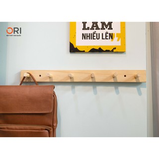 MÓC GỖ GẮN TƯỜNG TREO ĐỒ PHỤ KIỆN THỜI TRANG - PIN WALL- ORI NỘI THẤT HÀN QUỐC