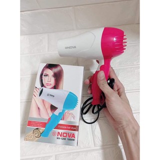 Máy Sấy Tóc Gấp Gọn Mini NOVA Nhỏ Gọn Tiện Lợi, Cao Cấp