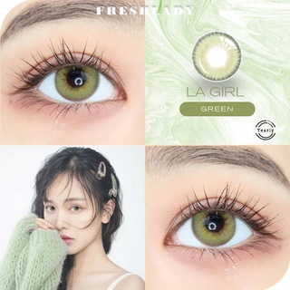 lens mắt kính áp tròng Green Contact Lenses Contact Lenses 1 Pair of Green Contact Lenses Myopia （0.0-0.8） 0 độ