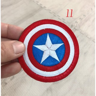 Miếng patch dán logo vải thêu.