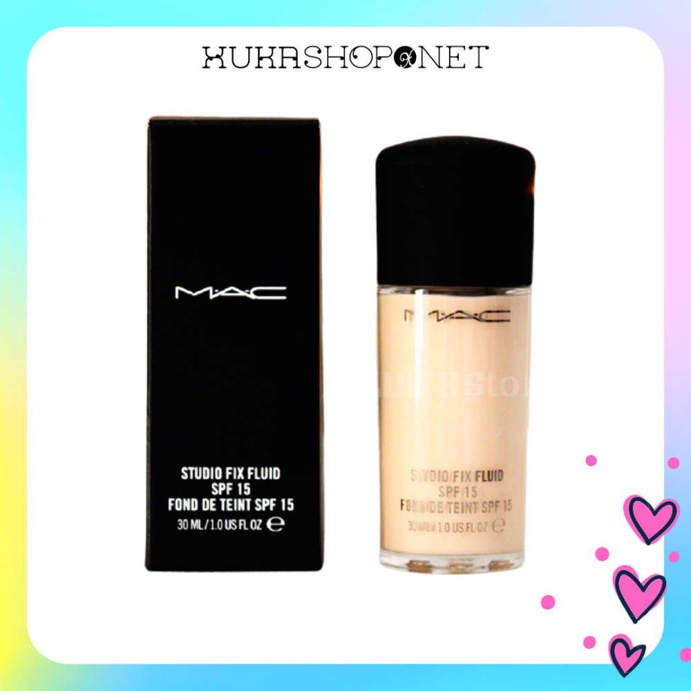 [Chính hãng] Kem nền kiềm dầu chống nắng MAC Studio Fix Fluid Foundation SPF15 30ml