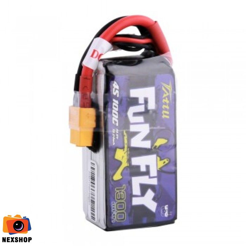 Pin Lipo cho máy bay xe hơi điều khiển Tattu FunFly 1300mAh 100C 14.8V