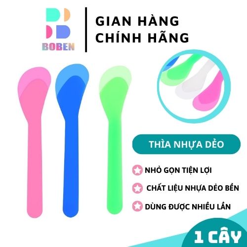Thìa Nhựa Dẻo Trộn Mặt Nạ Loại Cao Cấp Muỗng Trộn Mặt Nạ Thìa Dẻo Quét Mask