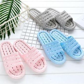 Dép Nhựa Đi Trong Nhà ,nhà tắm .chống trược Sọc Lưới màu ngẫu nhiên