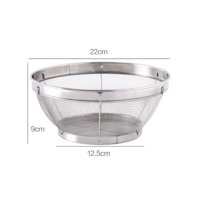 Rổ Lưới Đai Vo Gạo Inox Ko Gỉ Cao Cấp tiện lợi