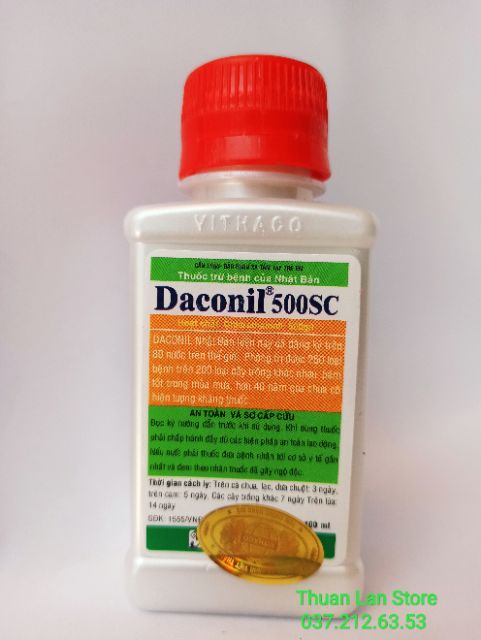 DACONIL 500SC - Thuốc Trừ Nấm Bệnh Nhật Bản 100ml