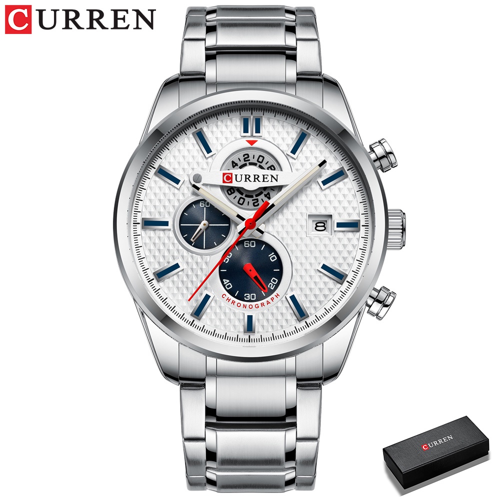 Đồng hồ thể thao CURREN 8352 chống thấm nước chất liệu thép không gỉ