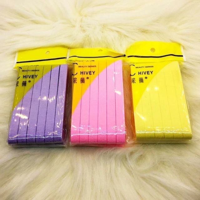 Bọt biển - Bông Nở Rửa Mặt Chivey 12 Miếng ,Mút Rửa Mặt Bọt Biển Dạng Nén 88093