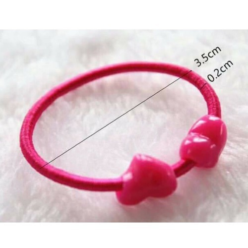 PVN60948 Túi 50 Dây Buộc Tóc Xinh Xắn, Dễ Thương Cho Bé Gái