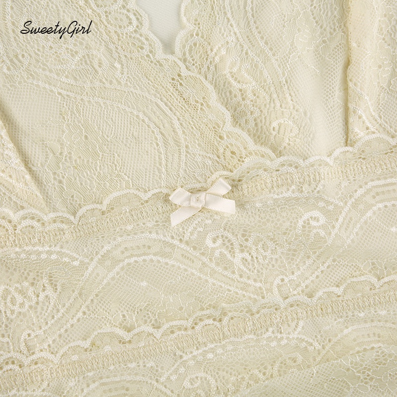 Áo Tank Top Cổ Chữ V Phối Ren Màu Sắc Đơn Giản Thời Trang Dành Cho Nữ