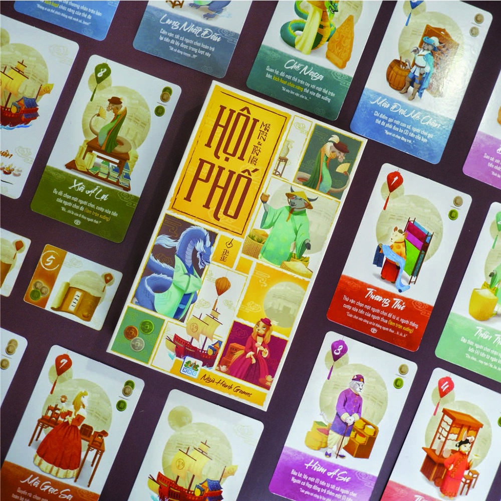Bài Board Game Hội Phố 2022 Ngũ Hành Games NH-HPHO