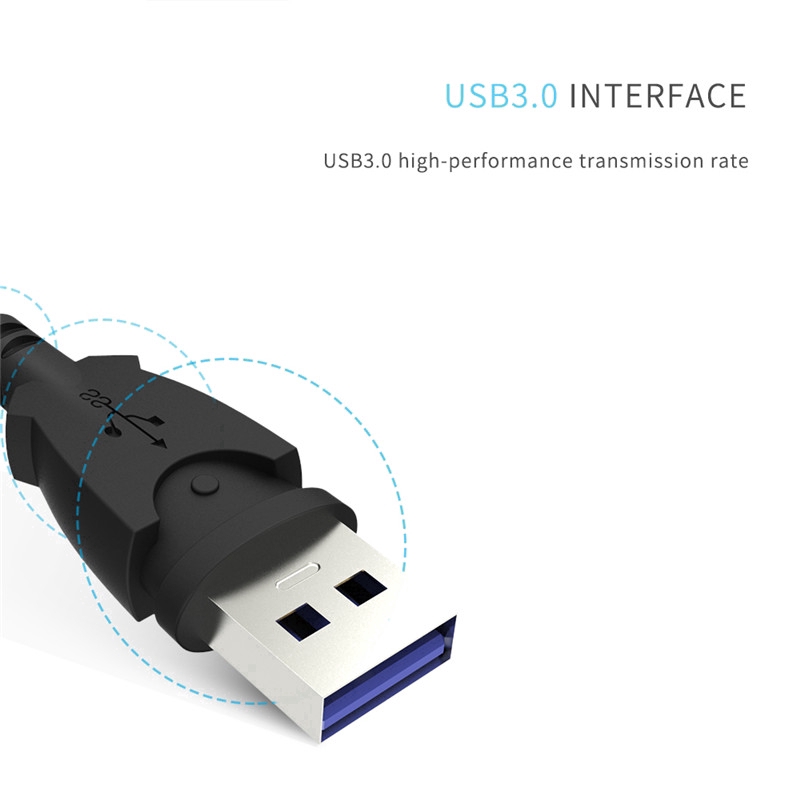 Bộ HUB chia cổng USB sang 3 cổng USB 3.0 và 1 cổng RJ45 tiện dụng