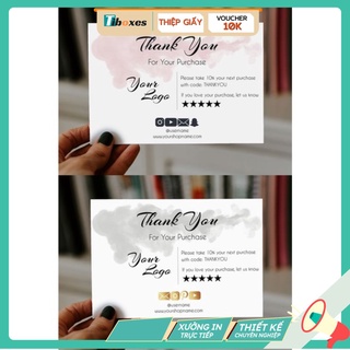 Thiệp Cảm Ơn In Theo Yêu Cầu Thiết Kế Đẹp TiBoxes In Ấn Xưởng In Trực Tiếp Giá Rẻ Giao Hàng Nhanh