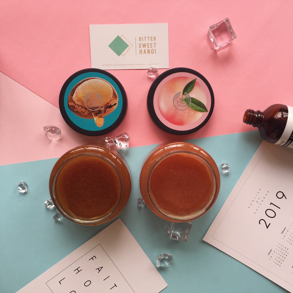 [full size / bill Anh] TẨY DA CHẾT TOÀN THÂN body scrub tẩy tế bào chết THE BODY SHOP 250ml | BigBuy360 - bigbuy360.vn