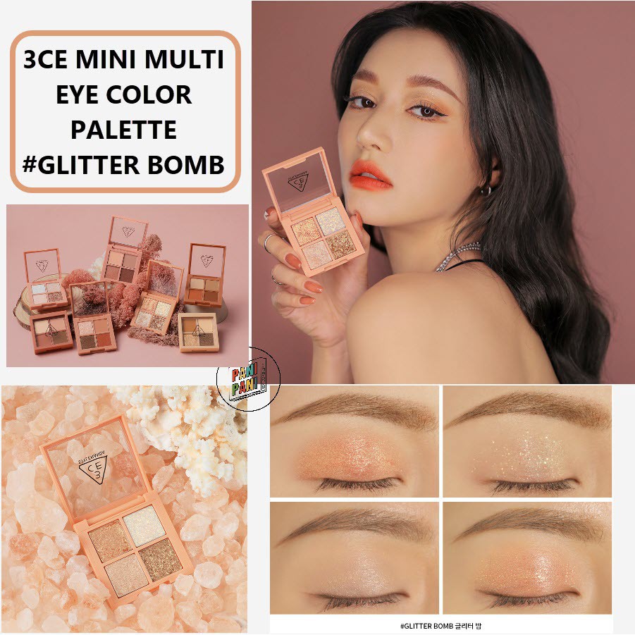 [100% AUTH] Bảng Phấn Mắt 4 Ô 3CE Mini Multi Eye Color Palette